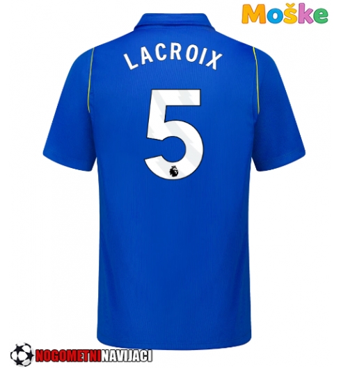 Moške Nogometnih dresov Chelsea Maxence Lacroix #5 Domači 2026-27 Kratki rokavi Moške Nogometnih dresov Chelsea Maxence Lacroix #5 Domači 2026-27 Kratki rokavi